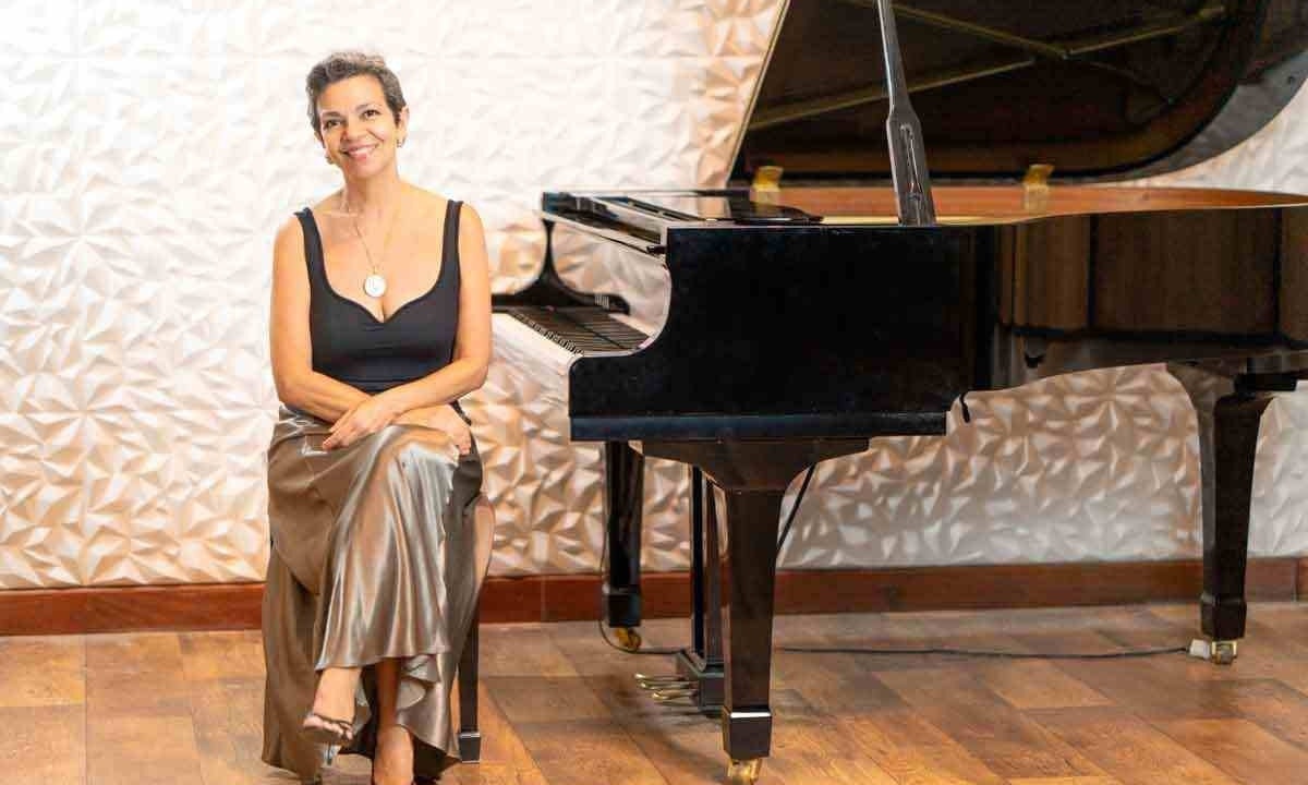 Pianista Maria Teresa Madeira vai lembrar o pioneirismo de Chiquinha Gonzaga em concerto comentado, nesta quarta-feira -  (crédito: Márcio Monteiro/divulgação)