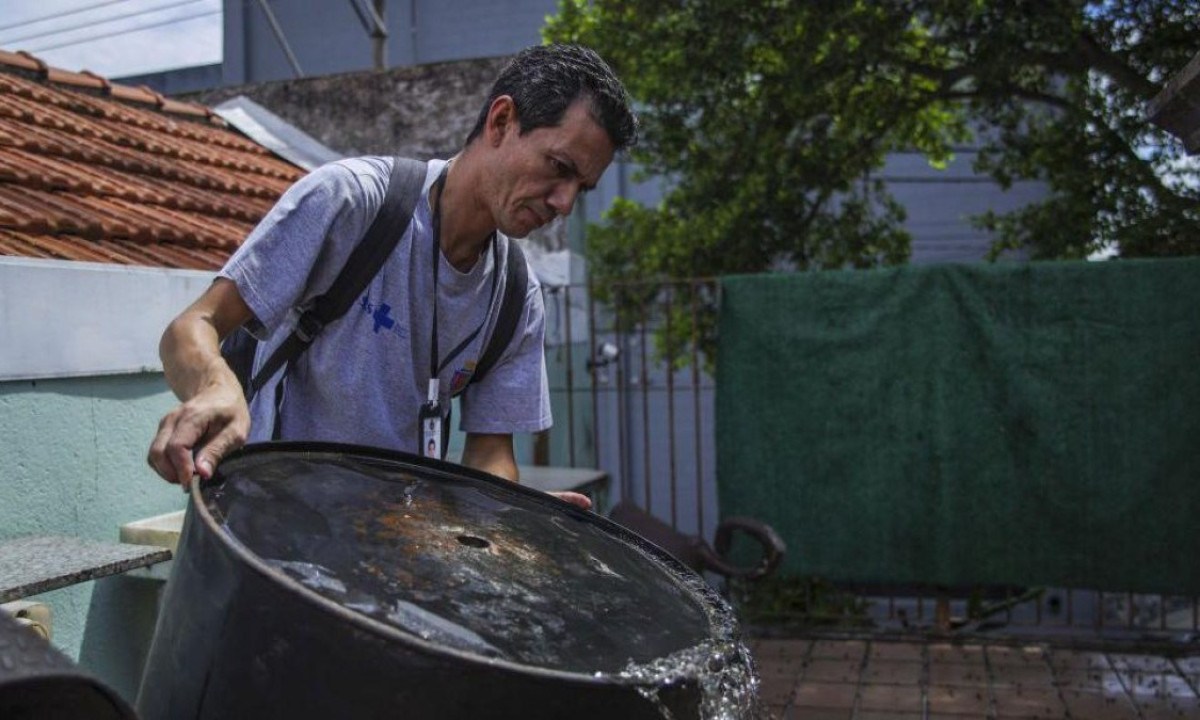 Gráfico mostra incidência de casos prováveis de zika no Brasil -  (crédito: Ministério da Saúde)