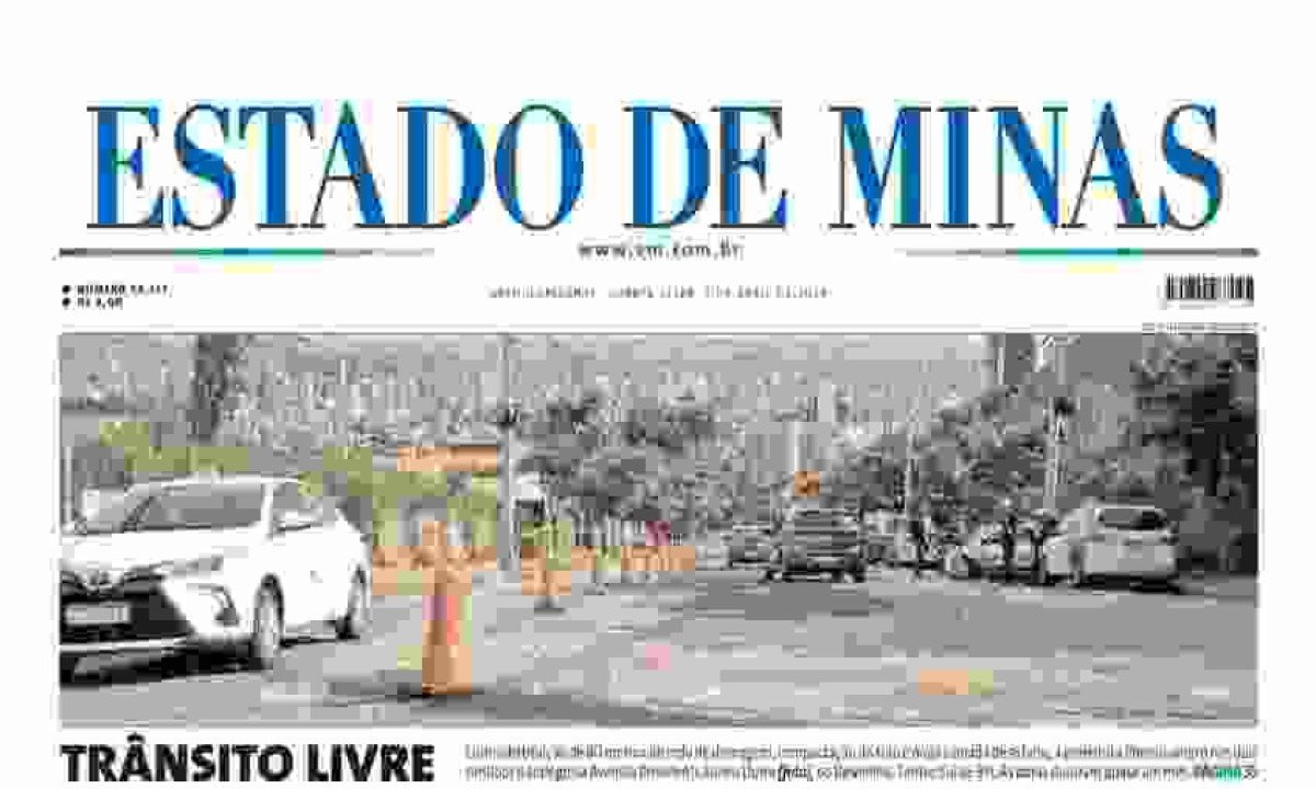 Capa impressa do Estado de Minas de 3/4/2024 -  (crédito:  jwilsoncarvalho.mg)