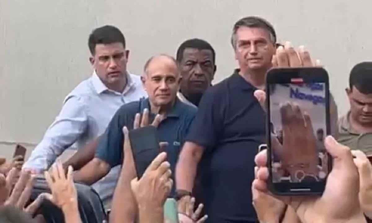 Bolsonaro ao lado de Samir Cecílio -  (crédito: Reprodução/Redes sociais)