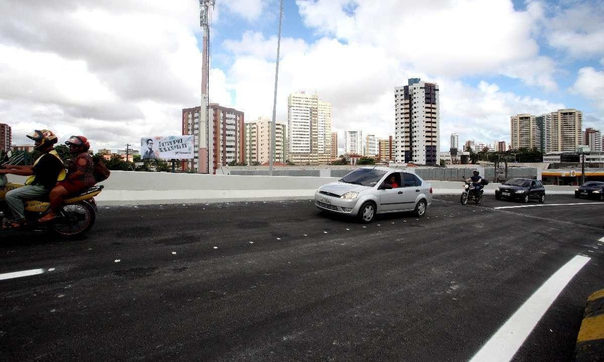 Viaduto da Avenida Aguanambi, em Fortaleza (CE). Imagem meramente ilustrativa -  (crédito: Prefeitura de Fortaleza (CE))