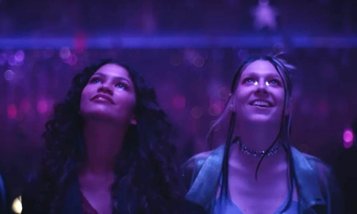 Zendaya e Hunter Schafer protagonizam a série Euphoria  -  (crédito: HBO/ Reprodução)