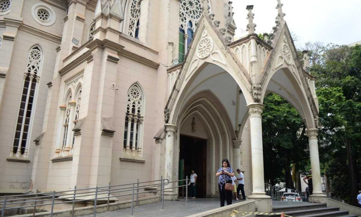 Igreja da Boa Viagem é considerada o marco zero da fundação de Belo Horizonte -  (crédito: Tulio Santos/EM/D.A Press)
