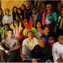 Guzmán, de 'Elite', curte férias em comunidade indígena no Acre - Reprodução/Instagram