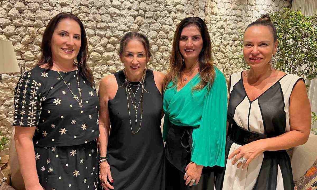 Rita Dias, Iorane Rabelo, Ana Cristina Salomão e Patricia Dias -  (crédito: sabela Teixeira da Costa/em/d. a press)