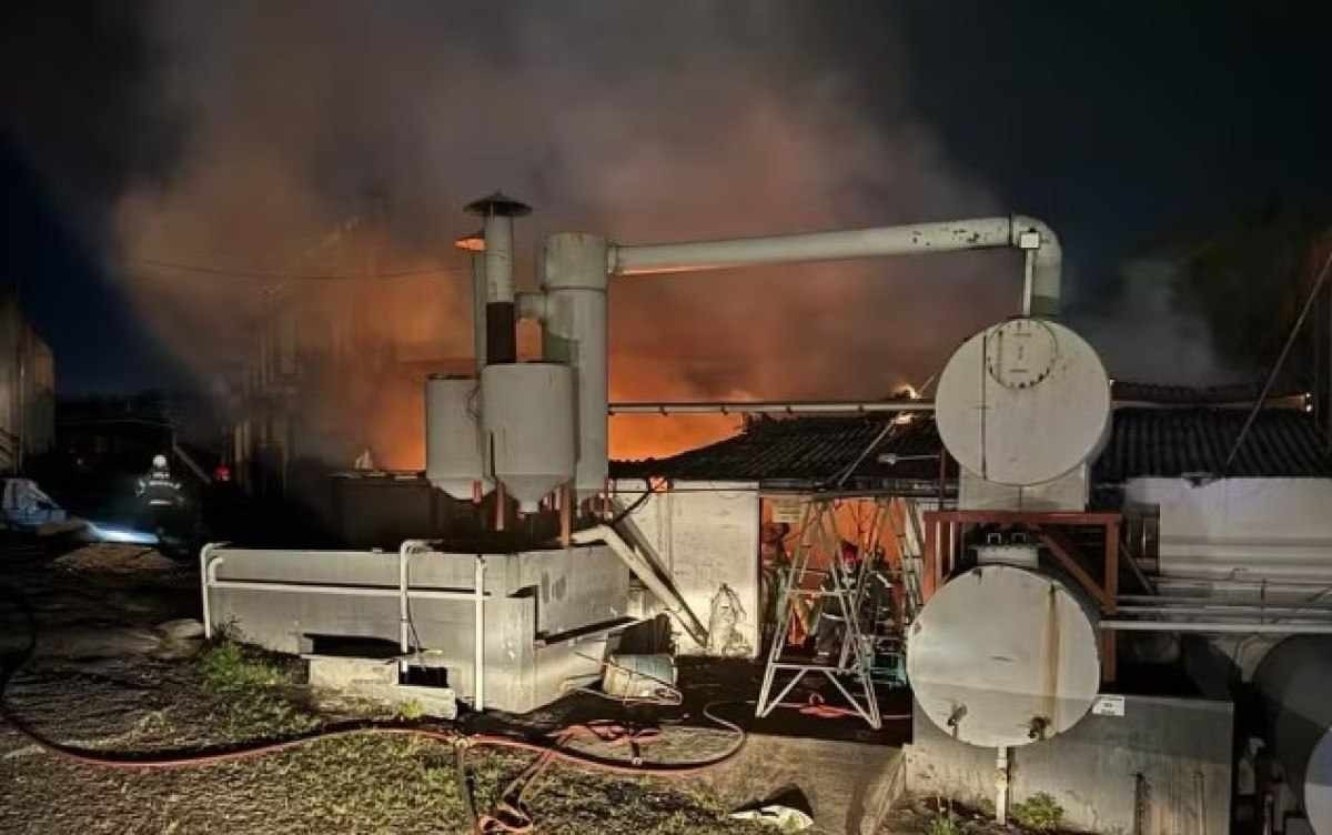 Pará de Minas: trabalhador morre em incêndio em empresa de borracha