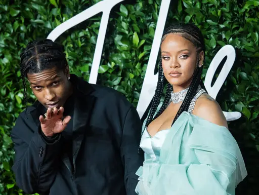  Rihanna e A$AP Rocky -  (crédito: Samir Hussein / Getty Images)