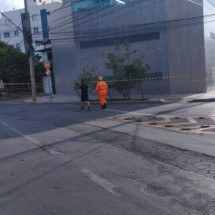 Prédio interditado em Minas: bombeiros autorizaram retirada de veículos - Corpo de Bombeiros/Divulgação