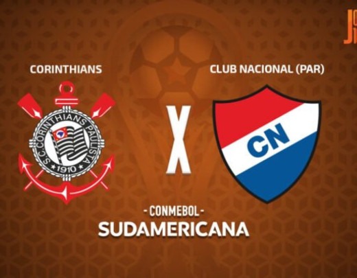 Corinthians x Nacional-PAR -  (crédito: Foto: Arte Jogada10)
