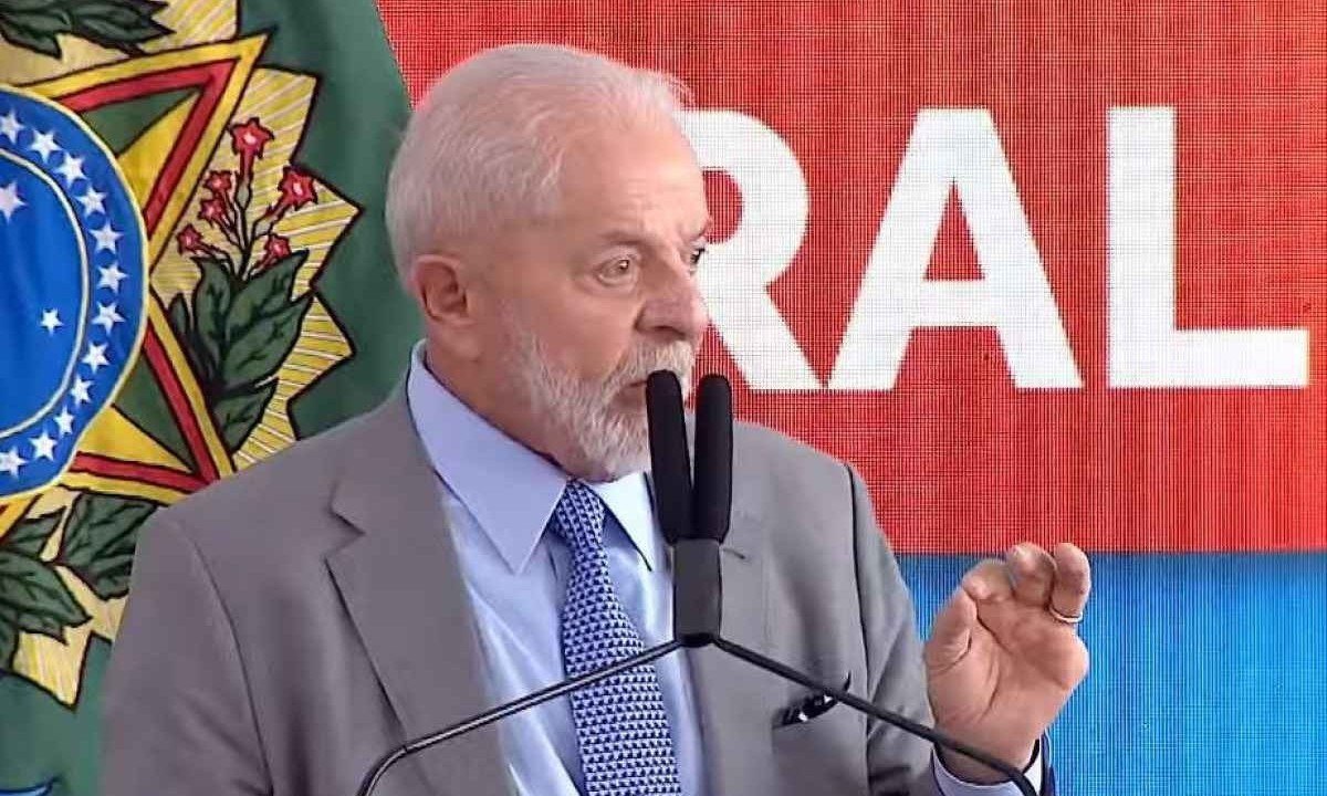 Presidente Lula (PT) -  (crédito: Reprodução/TV Brasil)