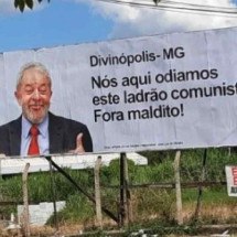 Lula: empresário é multado em R$ 15 mil por outdoors contra presidente - Divulgação/PT