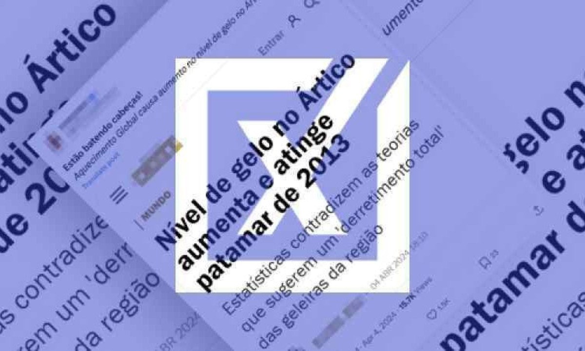 Ao analisar os gráficos embasados por estudos científicos durante o período completo das últimas décadas, é possível ver que a tendência geral é de aumento no degelo na região -  (crédito: Projeto Comprova)