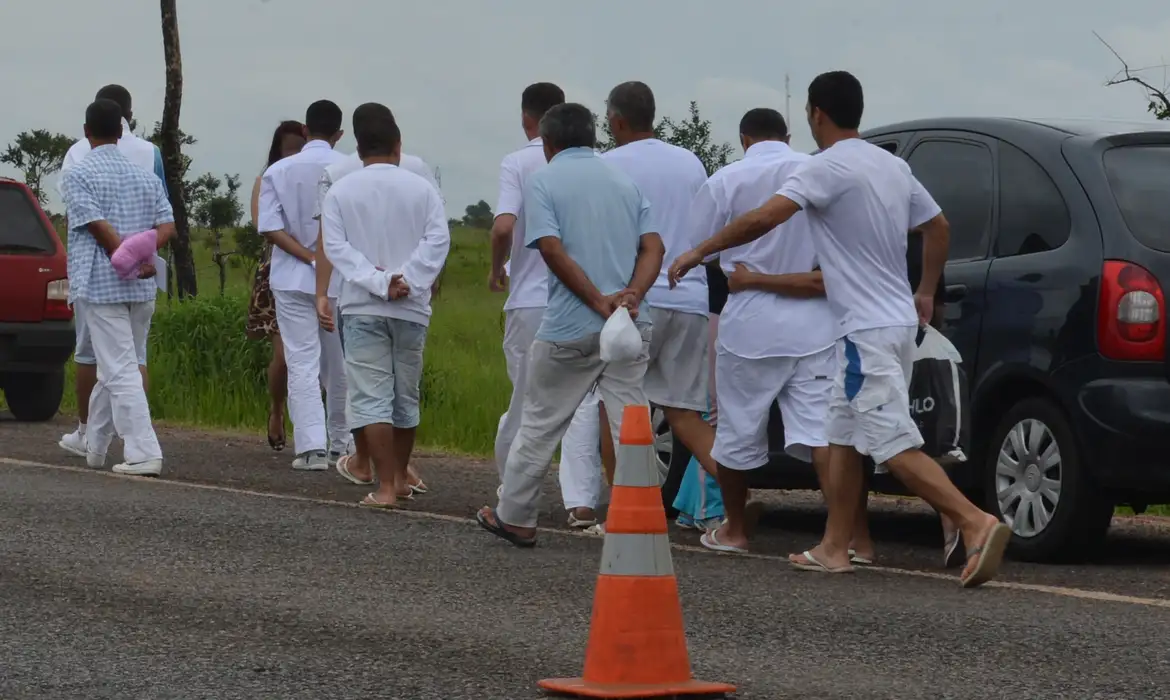 Lei que restringe a saidinha de presos foi sancionada com vetos -  (crédito: Antônio Cruz/Agência Brasil)