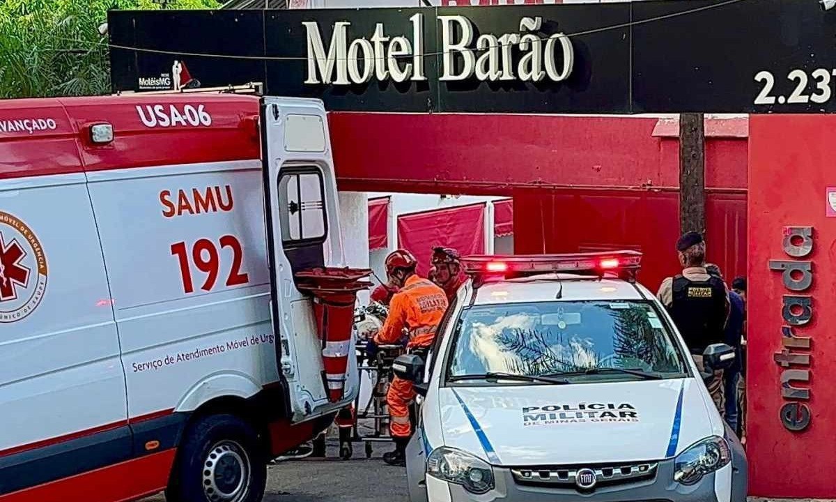 Policial se trancou em quarto de motel de BH depois de ter mandado de prisão expedido por descumprir medida protetiva  -  (crédito: Ramon Lisboa / EM / D.A Press)