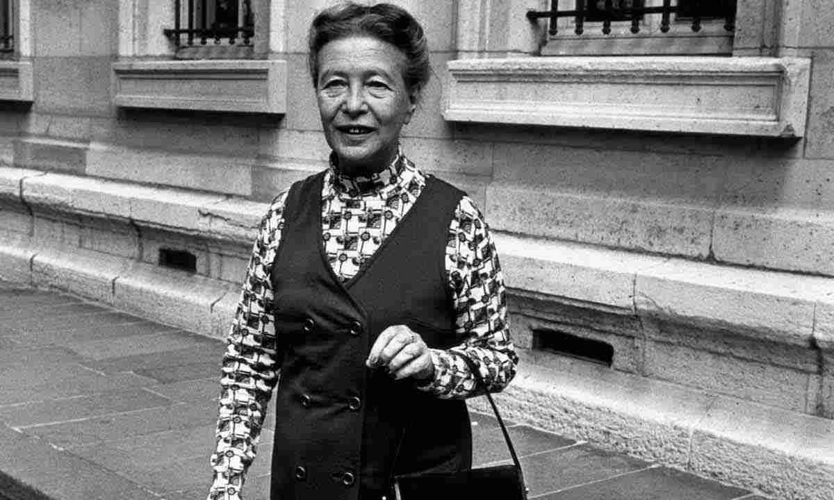 Simone de Beauvoir, que morreu em 1986, é uma das vozes mais potentes do feminismo contemporâneo -  (crédito: Georges Bendrihem/AFP)