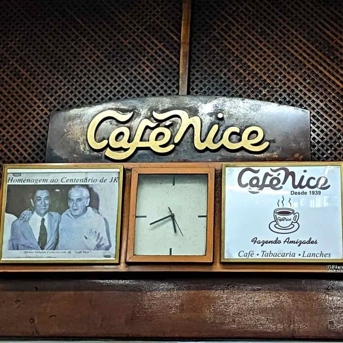 Homenagem do Café Nice a Juscelino Kubstchek
