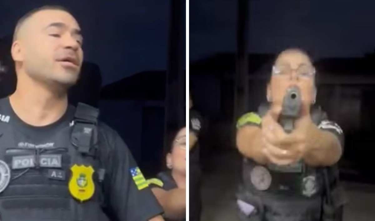 Policiais erram endereço e apontam arma para rosto de mulher
