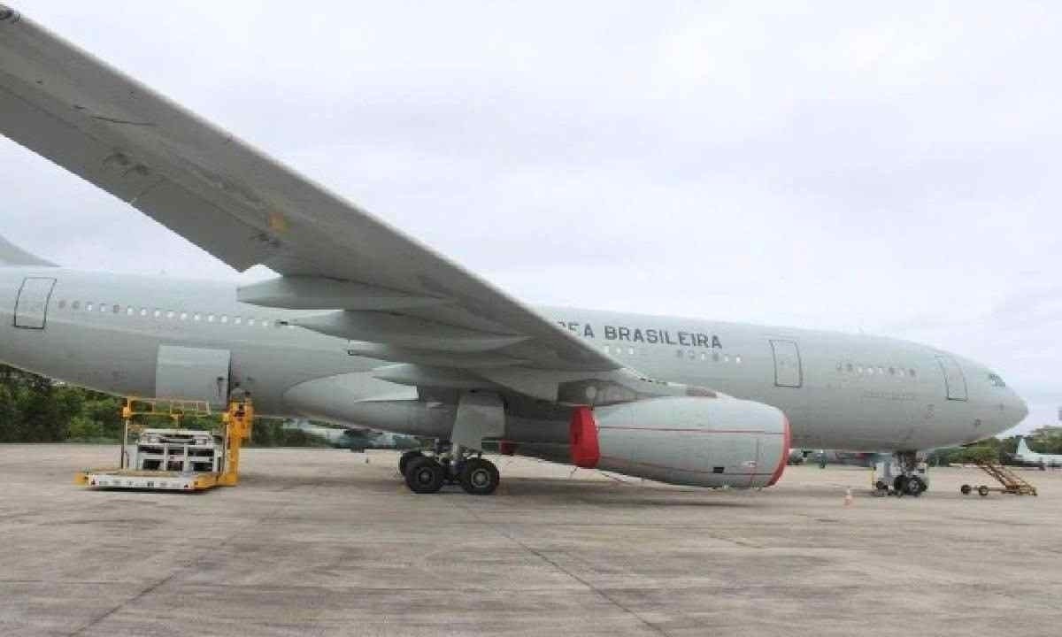 Avião da FAB KC-30  -  (crédito: PR/Divulgação)