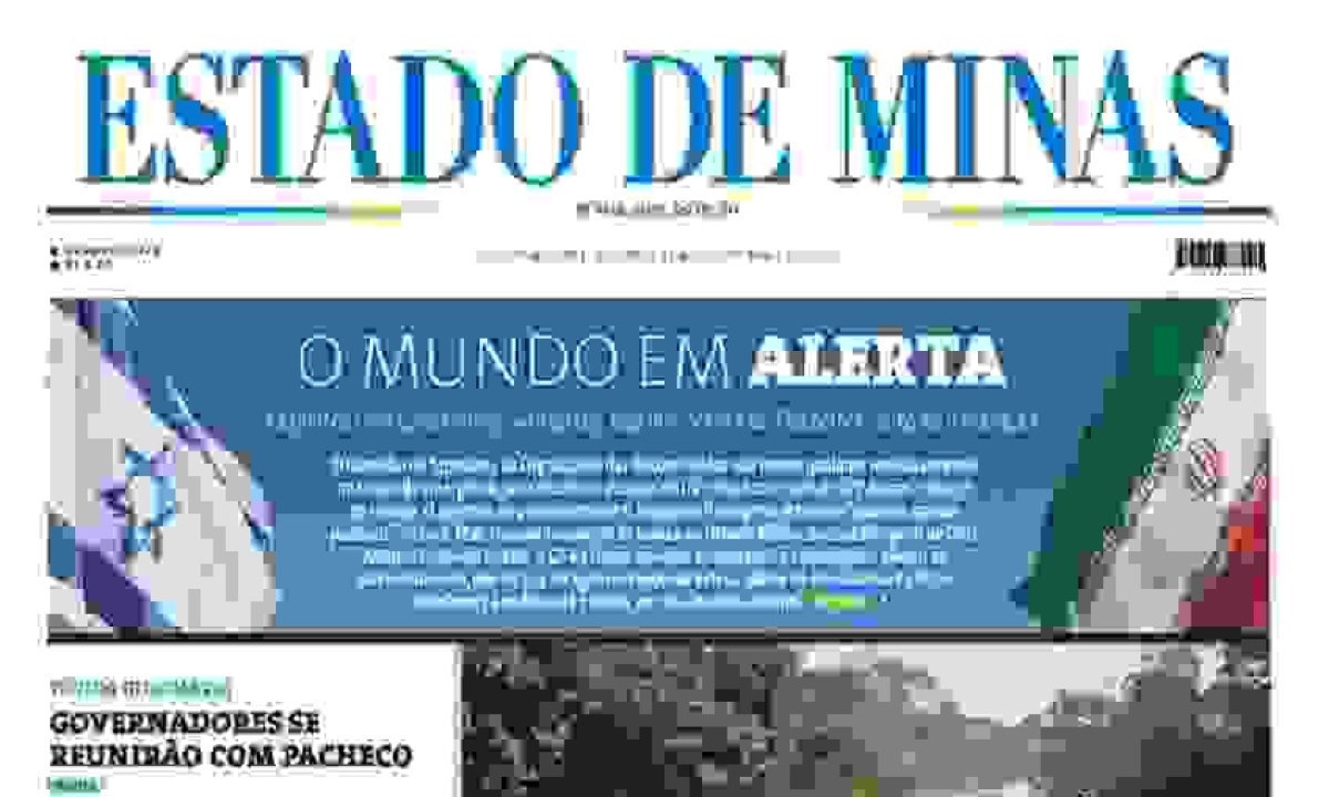 Capa do Estado de Minas -  (crédito: Estado de Minas)
