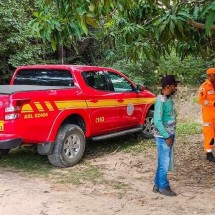 Bombeiros resgatam homem nu em mata no Norte de Minas - CBMMG