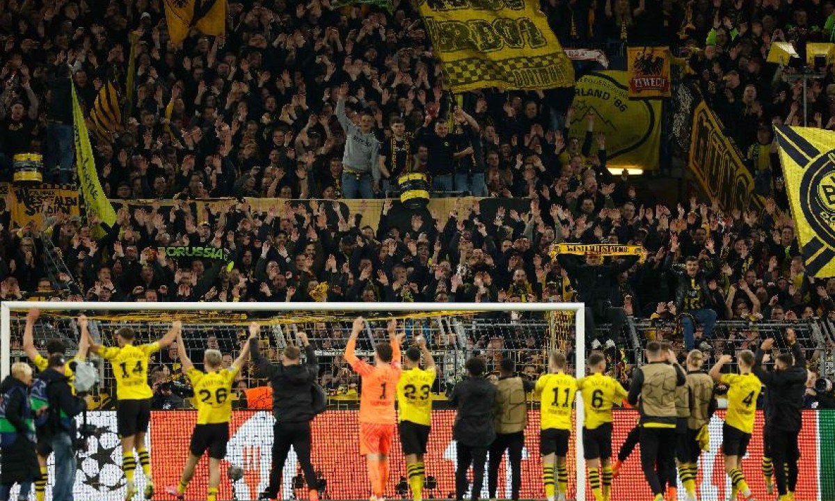 Borussia Dortmund vence na Champions League e volta às semifinais depois de 11 anos -  (crédito: No Ataque Internacional)