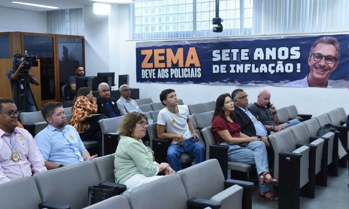 Comissão de Segurança Pública da Assembleia discute aumento dos policiais militares -  (crédito: Guilherme Bergamini/ALMG)