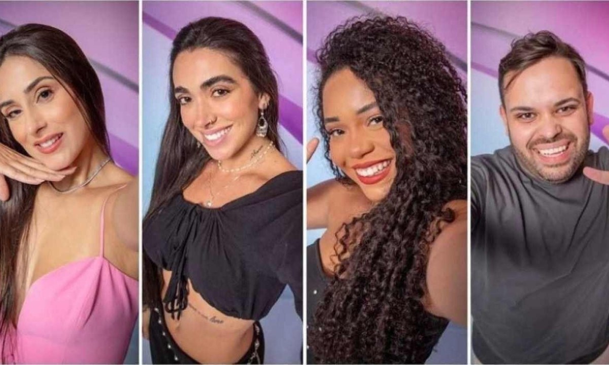 Quatro mineiros disputaram o BBB 24, mas nenhum deles chegou à final -  (crédito: Reprodução / Gshow)