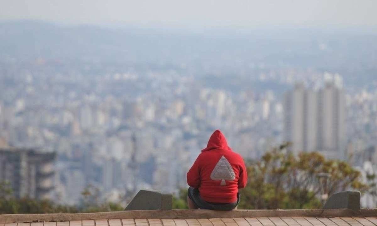 Sensação térmica de 7°C nesta terça (16/4) em BH -  (crédito:  Leandro Couri/EM/D.A.Press)