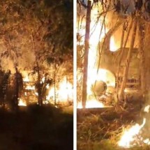 Incêndio destrói mais de 15 carros em pátio de prefeitura da Grande BH - CBMMG