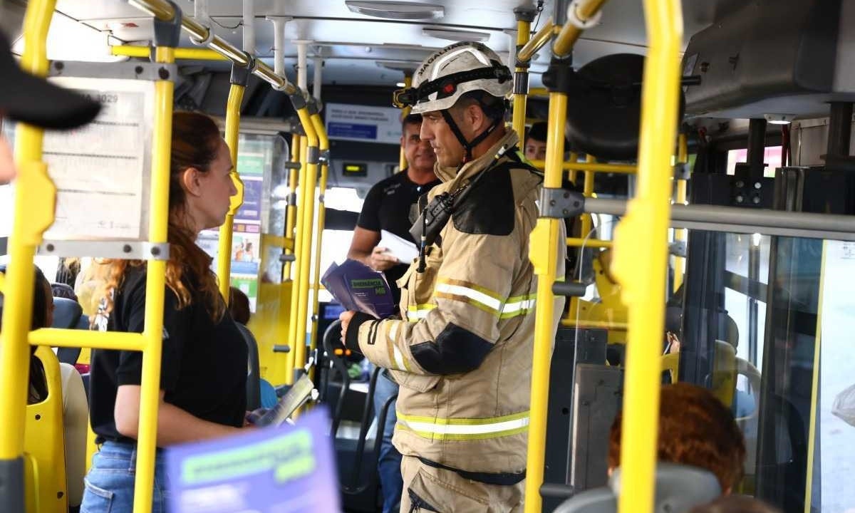 Casos de importunação sexual no transporte público da capital também tiveram queda expressiva: 53,3% -  (crédito:  Tiago Ciccarini/Sejusp)