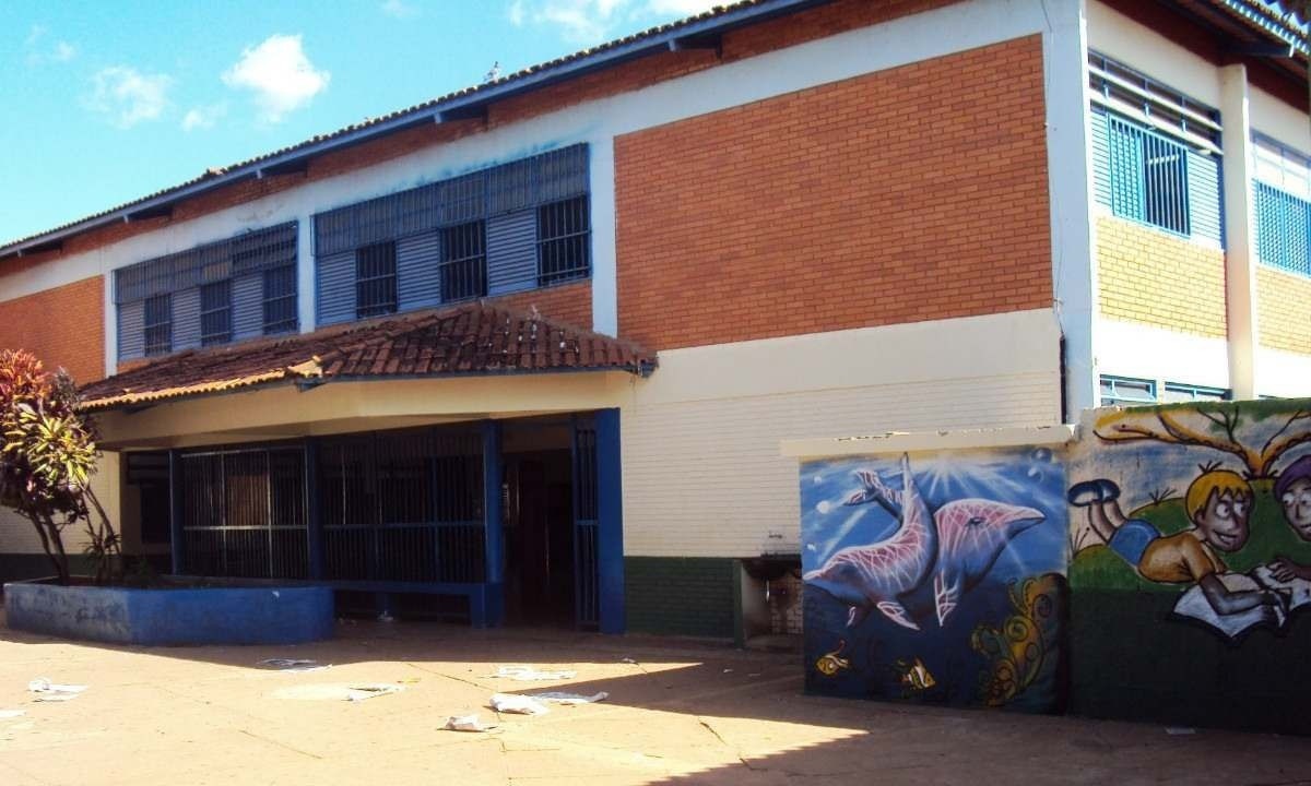 Prédio do Centro Educacional São José, em São Sebastião, no DF -  (crédito: Divulgação/Facebook)