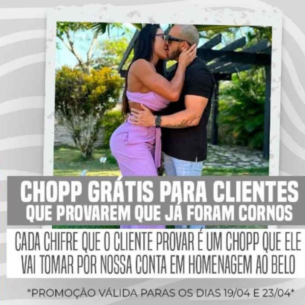 Bar de BH promete chope grátis para cornos - Estado de Minas