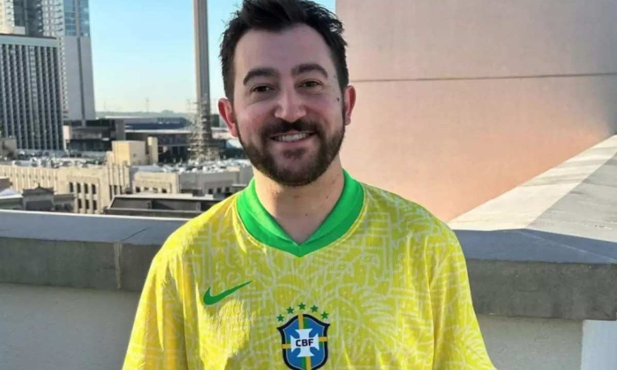 Vincent Martella desembarcou em Guarulhos na última terça (16/4)  -  (crédito: Instagram/ Reprodução)