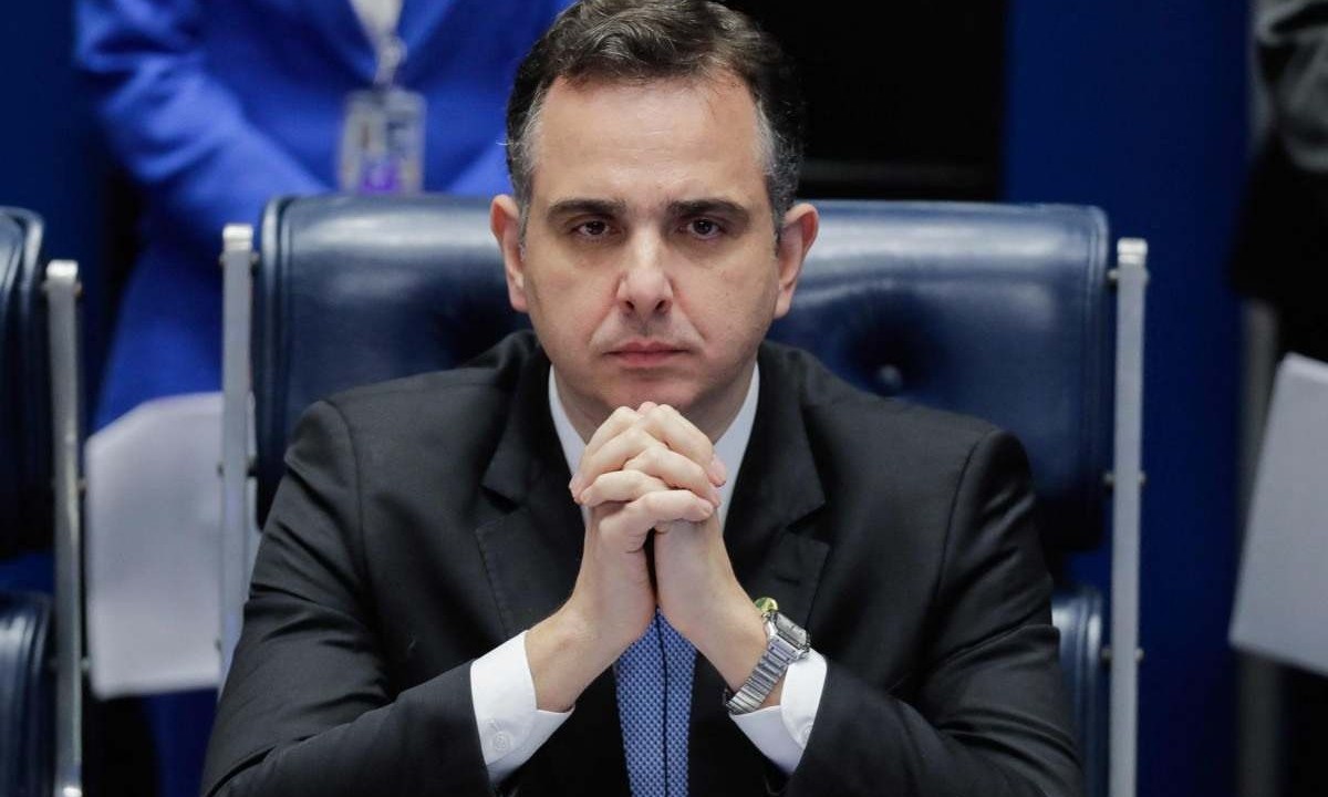 Rodrigo Pacheco (PSD), presidente do Senado -  (crédito: Sérgio Lima/AFP - 1/2/23)