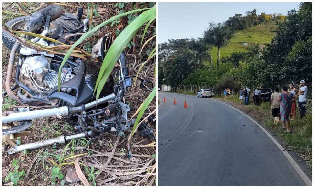 Motociclista sem habilitação morre em acidente ao invadir contramão em MG 