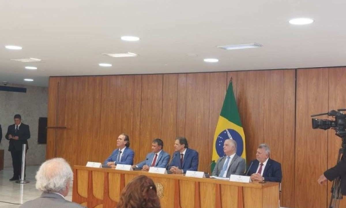 Segundo Haddad, a expectativa do governo é entregar o texto ao Congresso ainda nesta semana -  (crédito: Victor Correia/CB/D.A.Press)