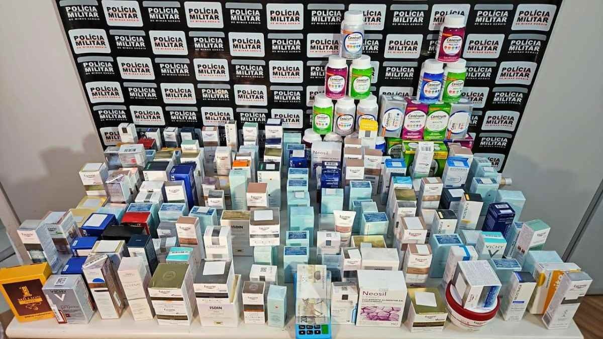 Presa quadrilha que fez furtos em farmácias de seis cidades de Minas