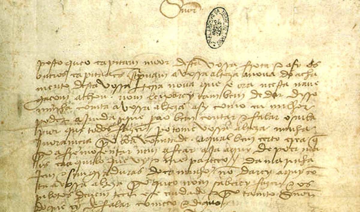 Carta de Pedro Álvares Cabral para o Rei de Portugal D. Manuel