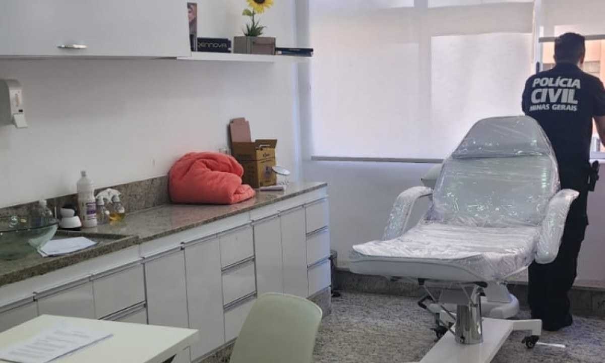 Clínica odontológica em que pacientes pegaram infecção em Belo Horizonte foi interditada no início de março de 2024 -  (crédito: PCMG / Divulgação)