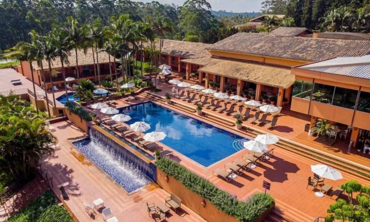 O Hotel Villa Rossa é cercado por muita natureza -  (crédito: Divulgação )