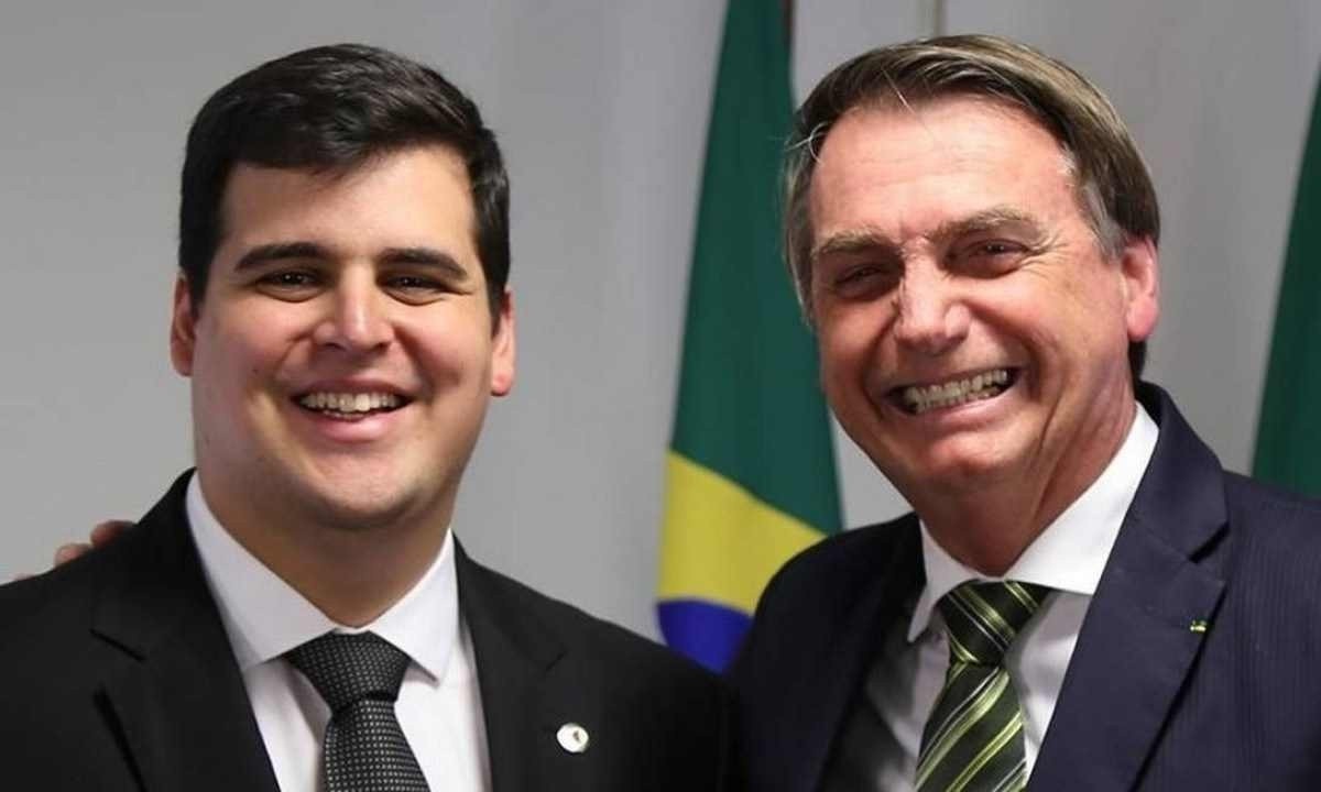 Bruno Engler e Jair Bolsonaro -  (crédito: Reprodução/Redes Sociais)