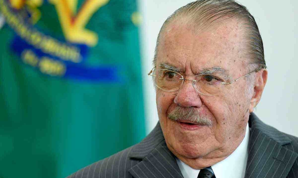 O ex-presidente José Sarney completou 94 anos nesta quarta-feira -  (crédito: EVARISTO SÁ/AFP)