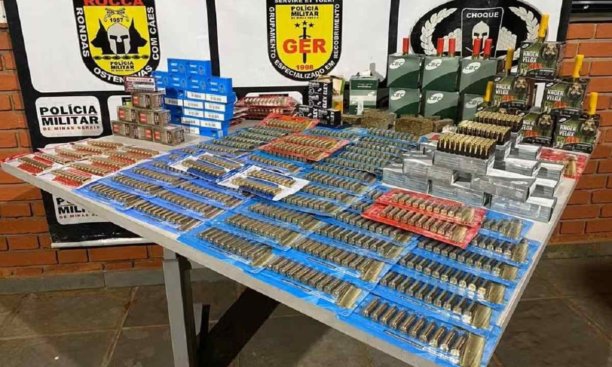 PM suspeita de venda ilegal da munição -  (crédito: Divulgação/PMMG)