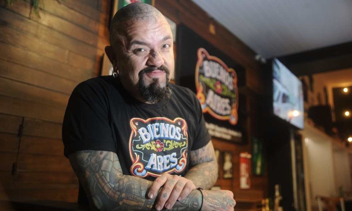 Kiki era sócio proprietário d’A Forja Taverna Épica Medieval, restaurante com temática viking e da Idade Média -  (crédito: Alexandre Guzanshe/EM/D.A. Press)