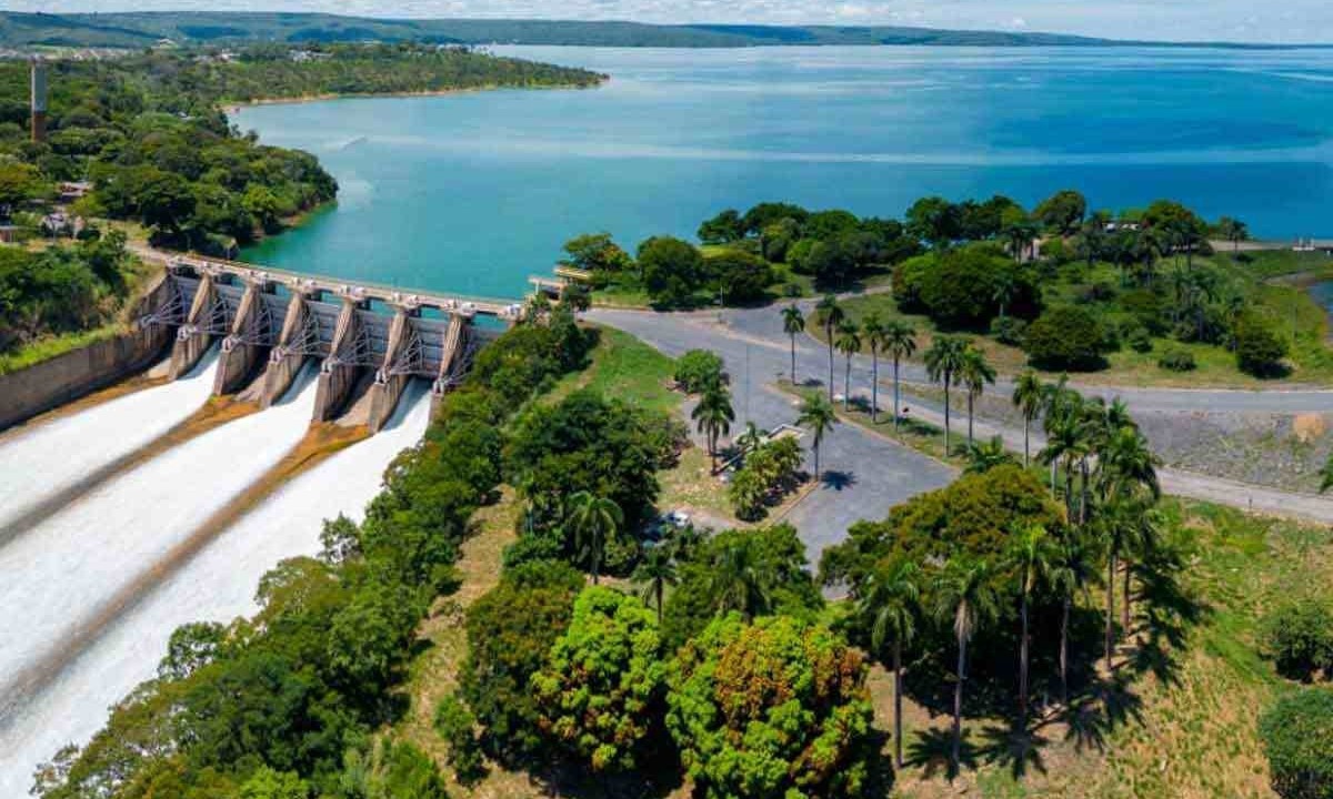 Reservatórios das hidrelétricas do Sudeste/Centro-Oeste estão com mais de 70% da capacidade de armazenamento de água -  (crédito: Glenio Campregher/Cemig)