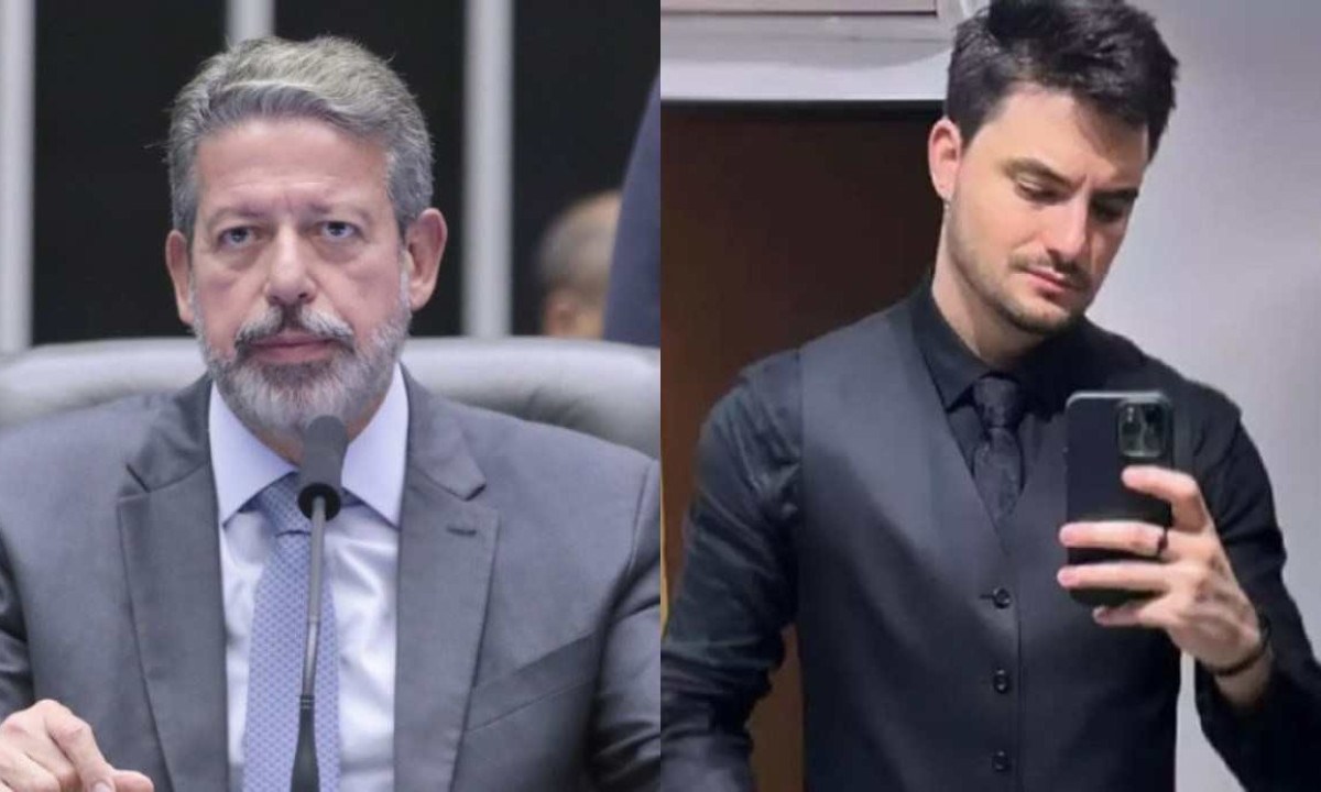 Presidente da Câmara Arthur Lira (PP-AL) denunciou o youtuber Felipe Neto por injúria -  (crédito: Zeca Ribeiro / Câmara dos Deputados; Reprodução/Instagram)