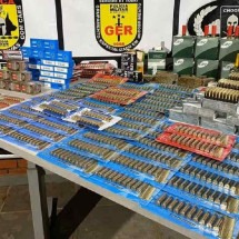 Quase 4 mil munições são apreendidas em casa denunciada por venda de drogas - Divulgação/PMMG