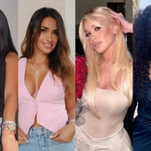 Conheça as mais belas mulheres de jogadores de futebol pelo mundo - Fotos: Reprodução/ Instagram @georginagio; Reprodução/ Instagram @antonelaroccuzzo; Reprodução/ Instagram @karolinel; Reprodução/ Instagram @iza
