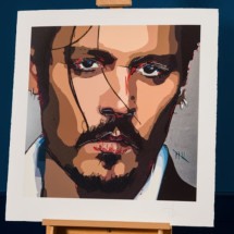 Johnny Depp põe à venda retrato da época de batalha judicial - DivulgaÃ§Ã£o Castle Fine Art