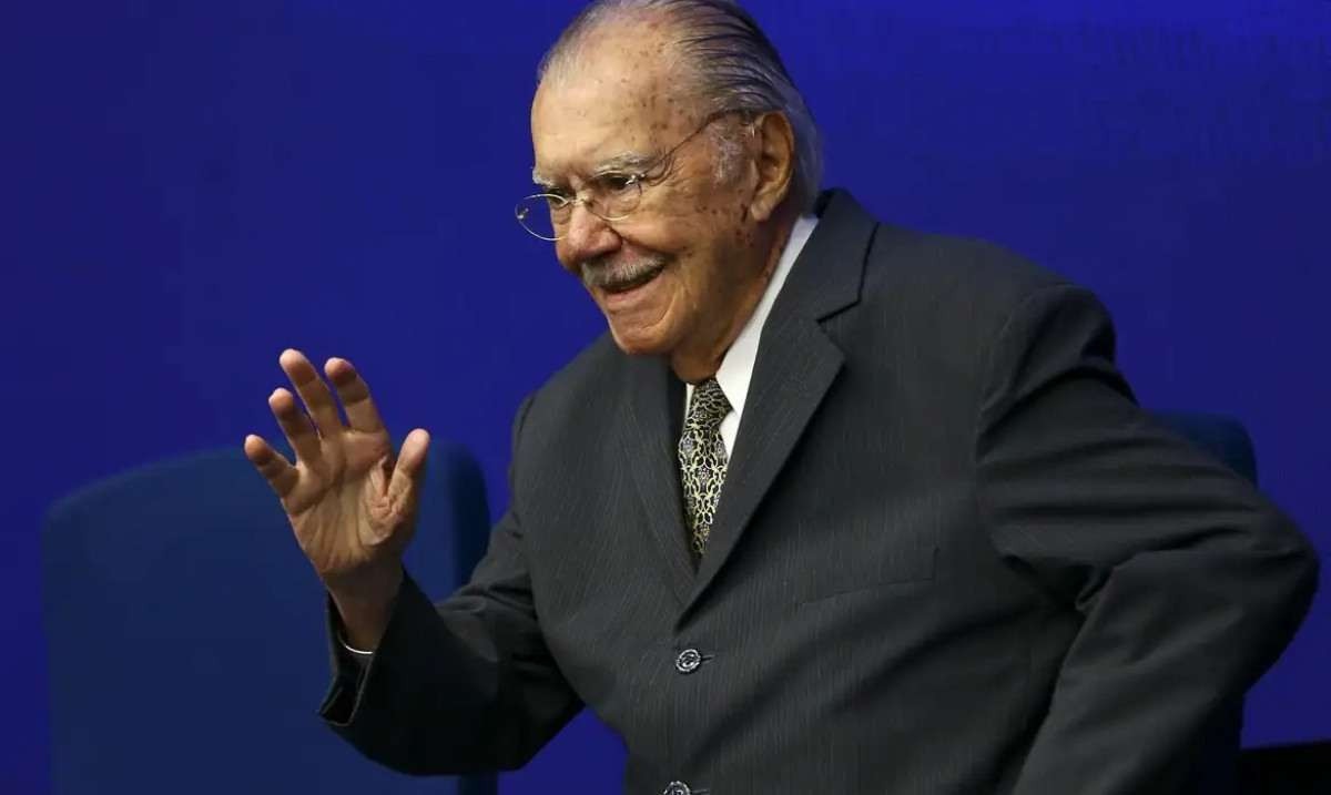 José Sarney comemora 94 anos em Brasília. -  (crédito: Marcelo Camargo/Agência Brasil)